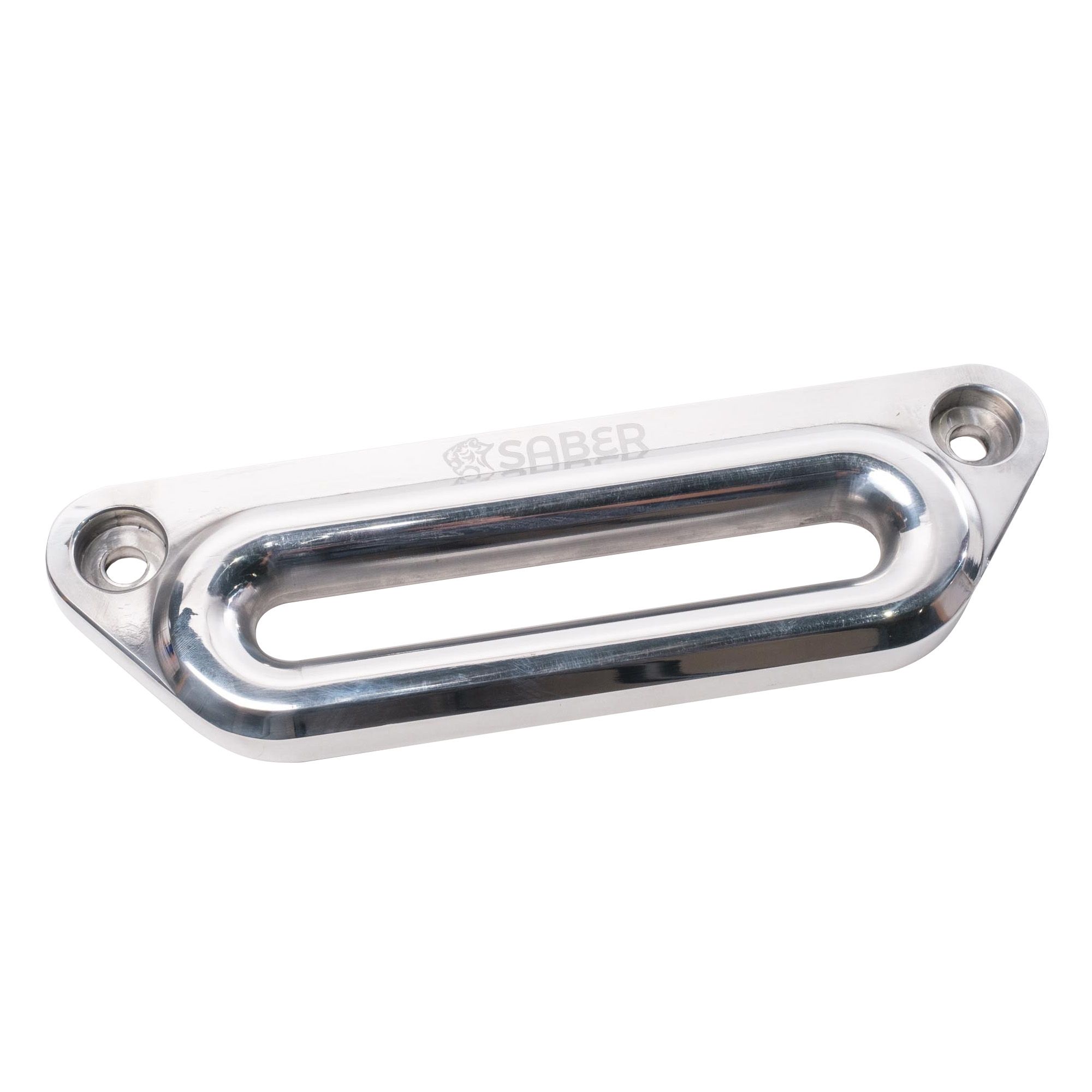 6061 Aluminium Offset Fairlead - Polished Alloy - Image 2
