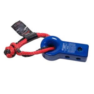 Saber 7075 Alloy Recovery Hitch – Blue Prismatic & 9K Soft Shackle