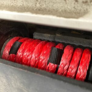 Saber 13,500kg – 12mm SaberPro® Comp Spec Red Single Braided Winch Rope – 50M