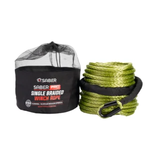 SaberPro® Single Braided Winch Rope – 9,500KG – 30M