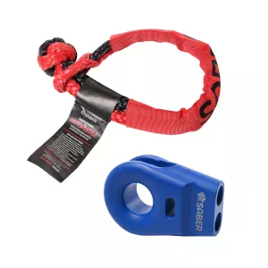 SBR-SWTBK1_6061-SWT-Blue-9K-Shackle-01-1500px.jpg.webp Saber 6061 Aluminium Spliced Winch Thimble - Cerakote Blue & 9K Soft Shackle