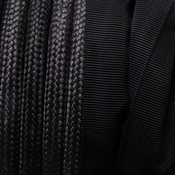 SaberPro® Double Braided 30M Winch Rope (black)