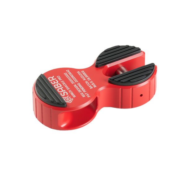 xQvtqmeA.jpeg Saber 7075 Alloy Winch Shackle Pro - Cerakote Red