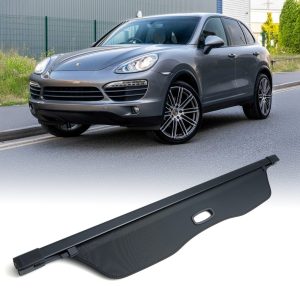 Porsche Cayenne MK1 03-10 Black Retractable Roller Parcel Shelf