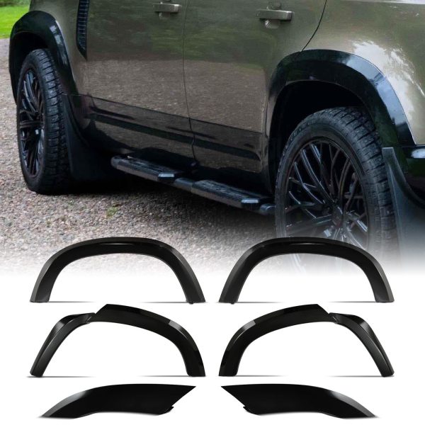 thumbnail image 2 of Gloss Black Wide Body Wheel Arch Kit For 2020+ Land Rover Defender 110 L663 (UK) 2 of 5