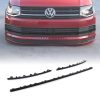 VW Transporter T6 16-19 3 Piece Matt Black Front Bumper Grille Trim