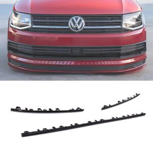 DLGT004-01-5050.jpg VW Transporter T6 16-19 3 Piece Gloss Black Front Bumper Grille Trim