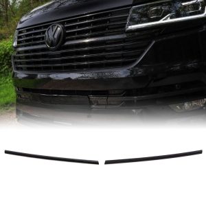 DLGT007-copy.jpg VW Transporter T6.1 19-24 Gloss Black 2 Piece Short Grille Trims
