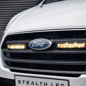 Stealth LED Ford Transit Custom 2019-2023 Twin 10 Flashing Luminous LED Integration Grille Kit - 7,560 Lumens
