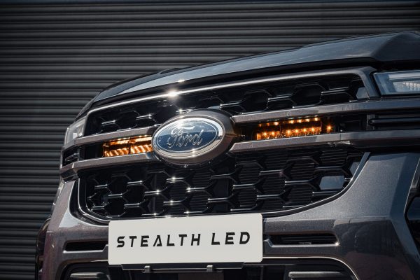 Stealth LED Ford Ranger T9 2023+ Twin 10 Flashing Luminous LED Integration Grille Kit - 7,560 Lumens
