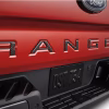 Ford Matte Carbon Fibre Domed RANGER Tailgate Letters For Ranger Raptor 2022+ 3.0 V6