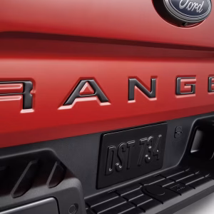 Ford Matte Black Domed RANGER Tailgate Letters For Ranger Raptor 2022+ 3.0 V6
