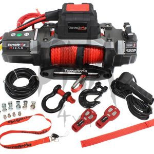 TERRAFIRMA M12.5S 12v ELECTRIC WINCH SYNTHETIC ROPE