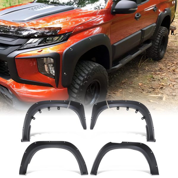 Mitsubishi L200 Triton Series 6 2019+ Black Wheel Arches