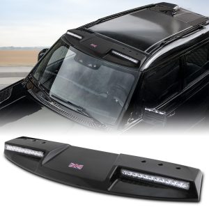 Predator4x4 Gloss Black Roof Light To Fit Land Rover Defender L663 2020+