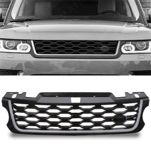 Predator4x4 Black & Silver Facelift Upgrade Front Grille To Fit Range Rover Sport 14-17