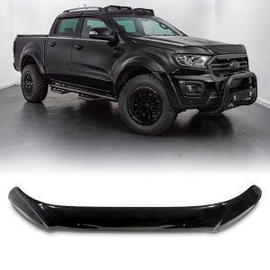 Ford Ranger T7 T8 15-21 Black Bonnet Guard Cover