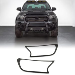 Ford Ranger T7 T8 2015-2021 Black Headlight Covers