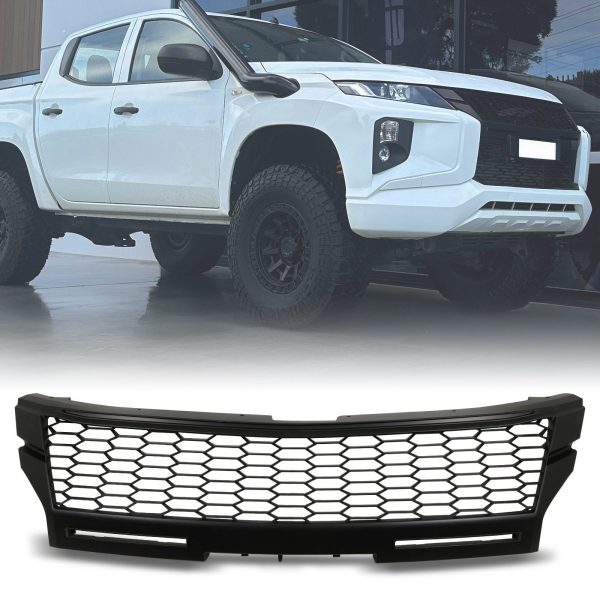 50-50-100.jpg Mitsubishi L200 Triton 19-23 Badgeless Black Grille