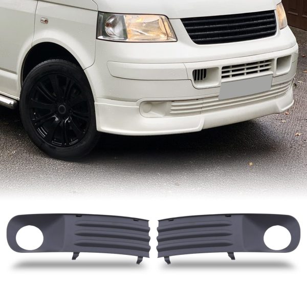 VW Transporter T5 03-09 Front Bumper Fog Light Cover Trims