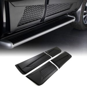 Nissan Navara D23 NP300 14-20 Matte Black Large Body Cladding Kit