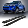 Toyota Hilux Revo 15-23 Black Body Door Cladding