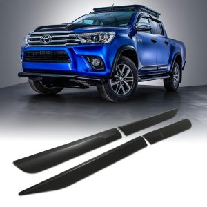 Toyota Hilux Revo 15-23 Black Body Door Cladding