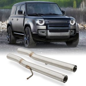 Predator4x4 Exhaust Centre Resonator Delete Pipe To Fit Land Rover Defender 90 & 110 5.0 V8 L663 2020+