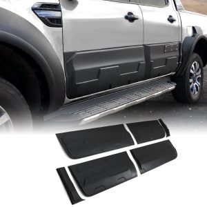 Ford Ranger T6 T7 T8 12-21 Large Matte Black Body Cladding Kit