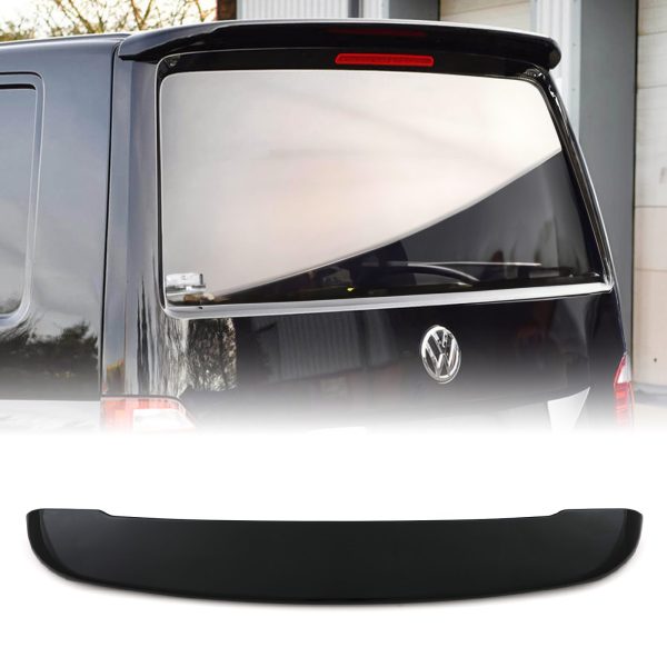 VW Transporter T6 16-21 Sportline Style Gloss Black Rear Spoiler