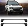 Predator4x4 Silver and Black Roof Cross Bars To Fit Land Rover Defender 90 L663 2020+
