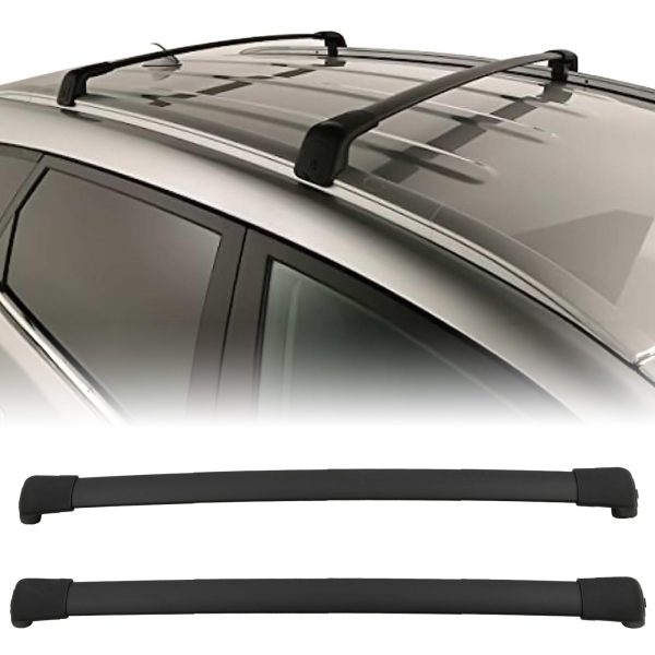 Hyundai Tucson TL 16-20 Cross Bars Roof Rail Black