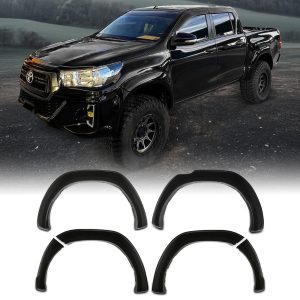 Toyota Hilux Rocco 18-20 Gloss Black TRD Look Wheel Arches