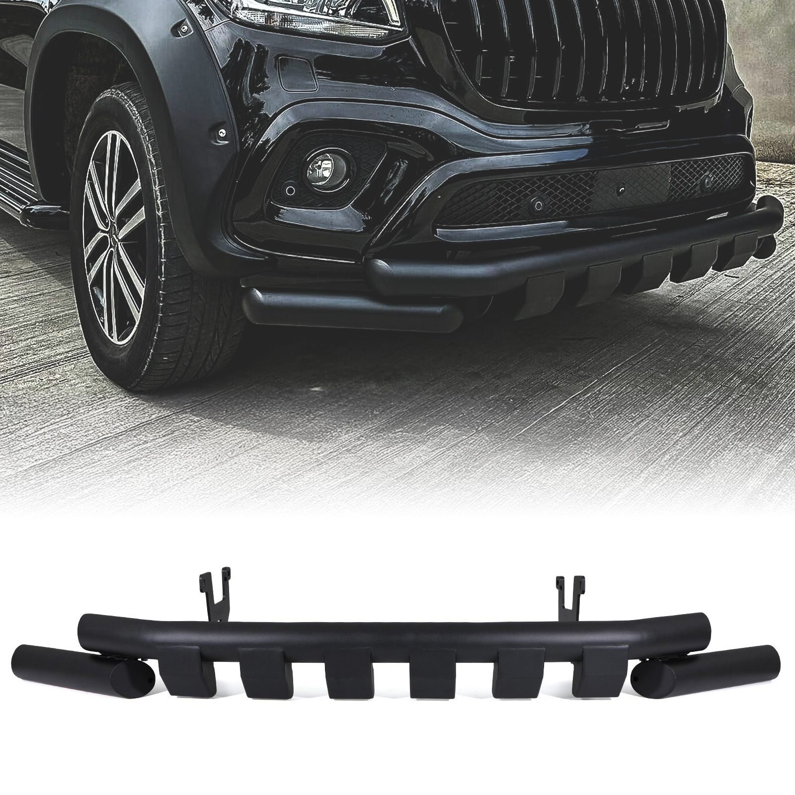 Mercedes X-Class 17-20 - City Style Twin Nudge Bar