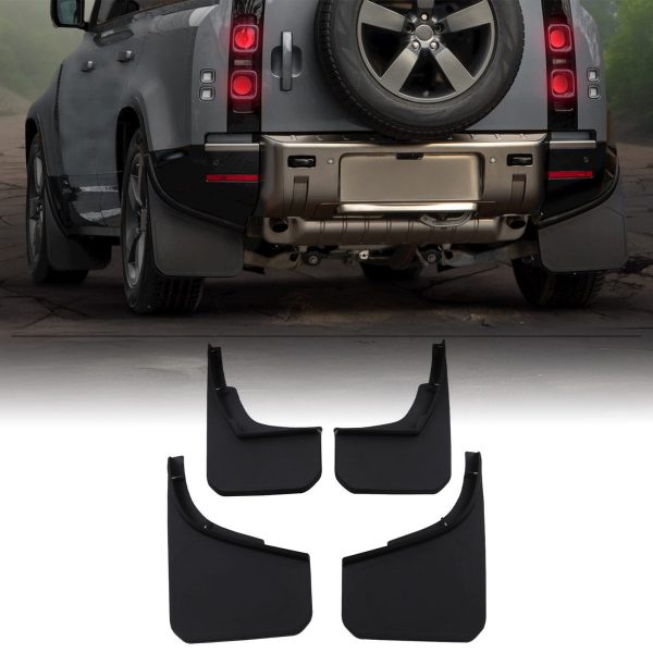 Predator4x4 Wide Mud Flaps Kit To Fit Land Rover Defender L663 2020+