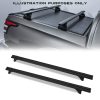 Mazda B Series BT50 Black Truck Bed Rail Cross Bars