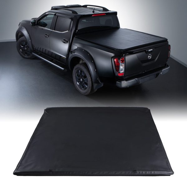 50-50-20-2.jpg Nissan Navara D23 NP300 15-21 Locking Roll Top Soft Tonneau Cover