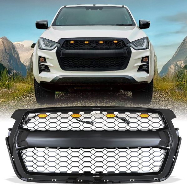 Isuzu D-Max RG 2021+ Black LED Grille