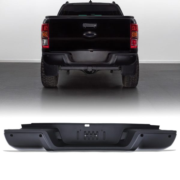 Ford Ranger T6 T7 T8 12-22 Black Rear Bumper