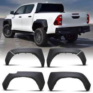 50-50-3.jpg Toyota Hilux Revo MK9 2021+ GR Style Black Wheel Arches Kit