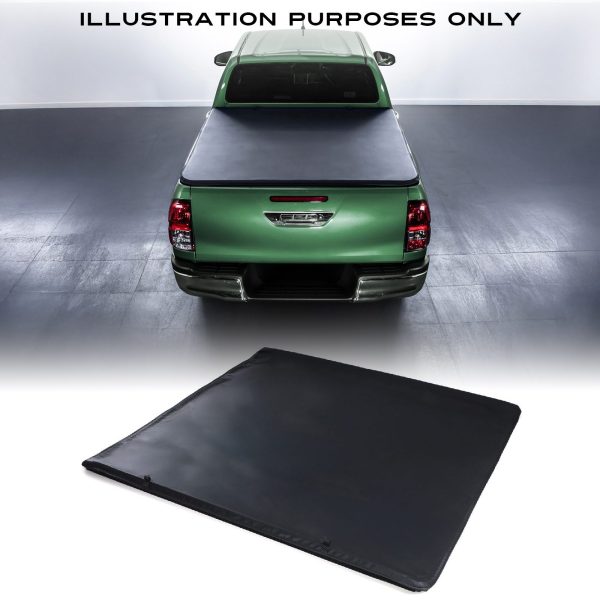 VW Amarok MK2 2023+ Locking Roll Top Soft Tonneau Cover