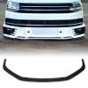 VW Transporter T6 16-19 Sportline Style Front Lip - Gloss Black