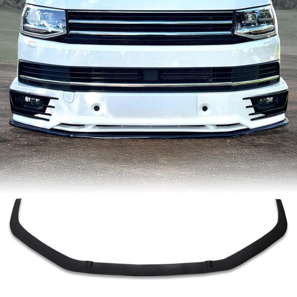 50-50-34-3.jpg VW Transporter T6 16-19 Sportline Style Front Lip - Gloss Black