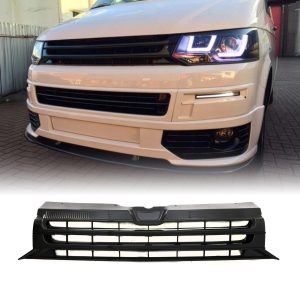 50-50-37-1.jpg VW Transporter T5.1 10-15 Badgeless Front Grille - Gloss Black