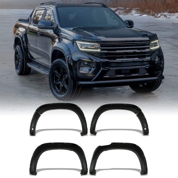 VW Amarok MK2 2023+ Gloss Black Wheel Arches Bolt On Look
