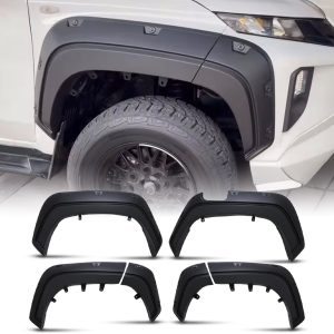 Mitsubishi L200 Triton Series 6 2019+ Rivet Style Black Wheel Arches