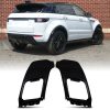 Predator4x4 Black Exhaust Rear Bumper Surrounds To Fit Range Rover Evoque L538 10-17