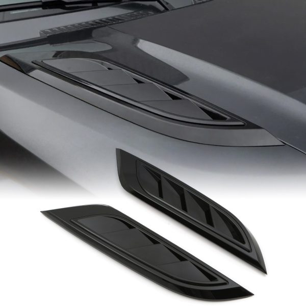 50-50-7-4.jpg Predator4x4 Black ABS Bonnet Vents To Fit Land Rover Defender L663 2020+