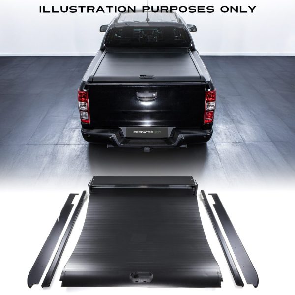 Nissan Navara D23 NP300 15-21 Black Aluminium Roller Tonneau Cover