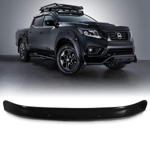 Nissan Navara D23 NP300 14-20 Black Bonnet Guard Protector